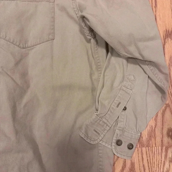 Eddie Bauer Men’s Button Up Size Medium Polo Long Sleeve - Picture 3 of 7